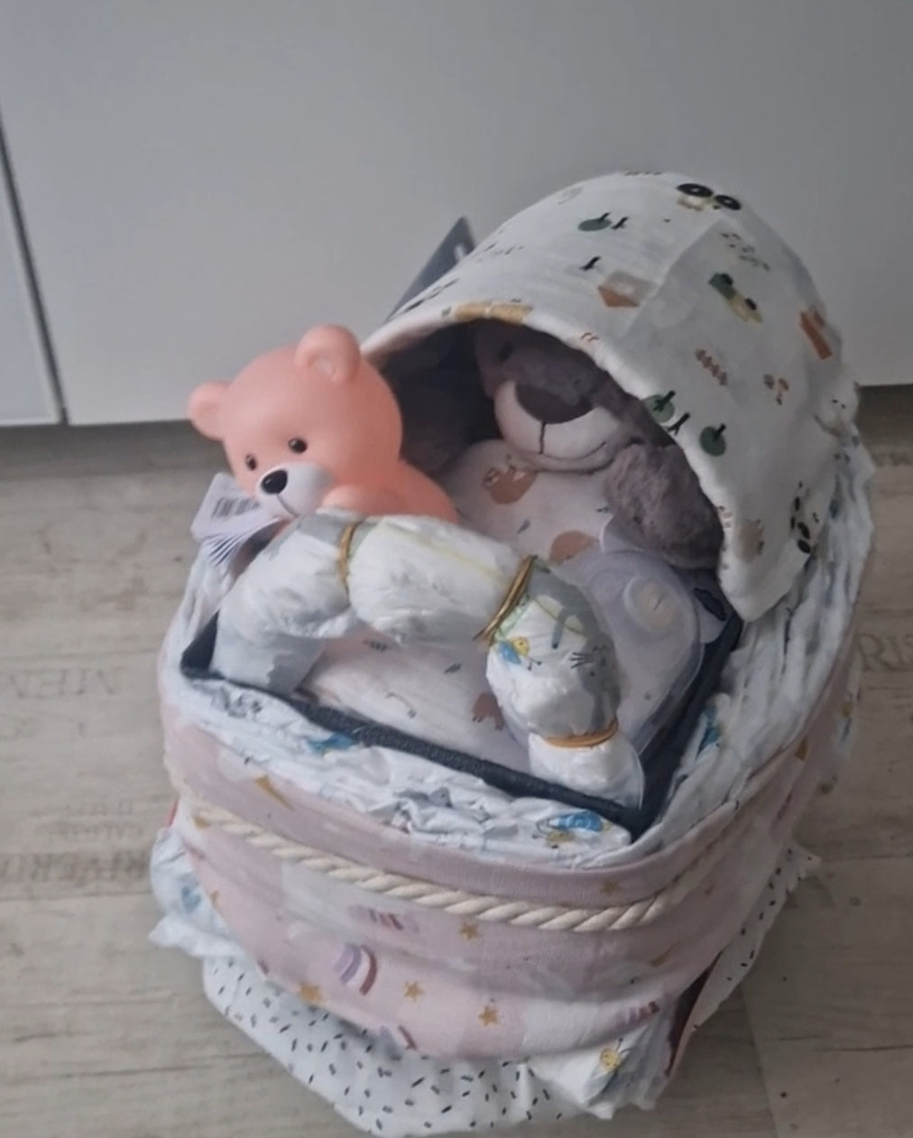 Babywindelwagen "Mädchen"