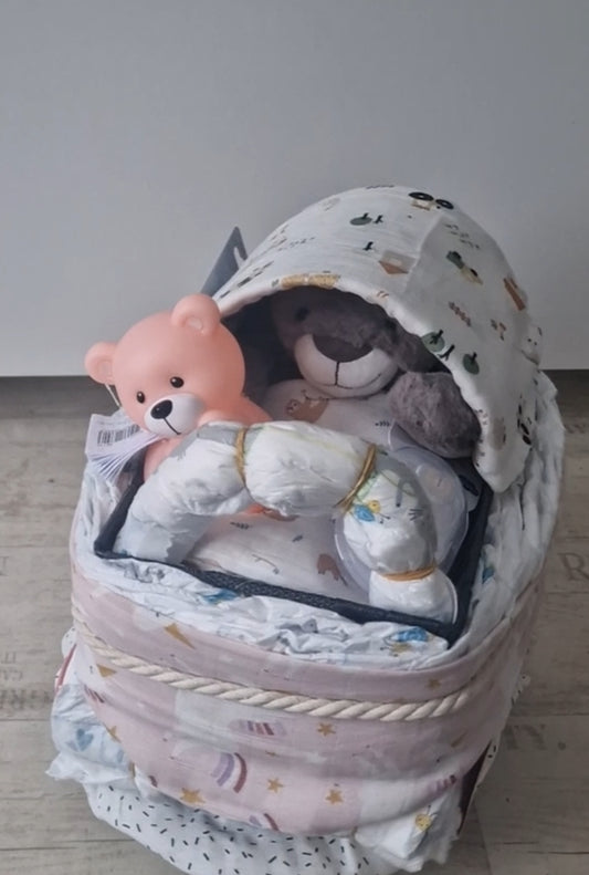 Babywindelwagen "Mädchen"