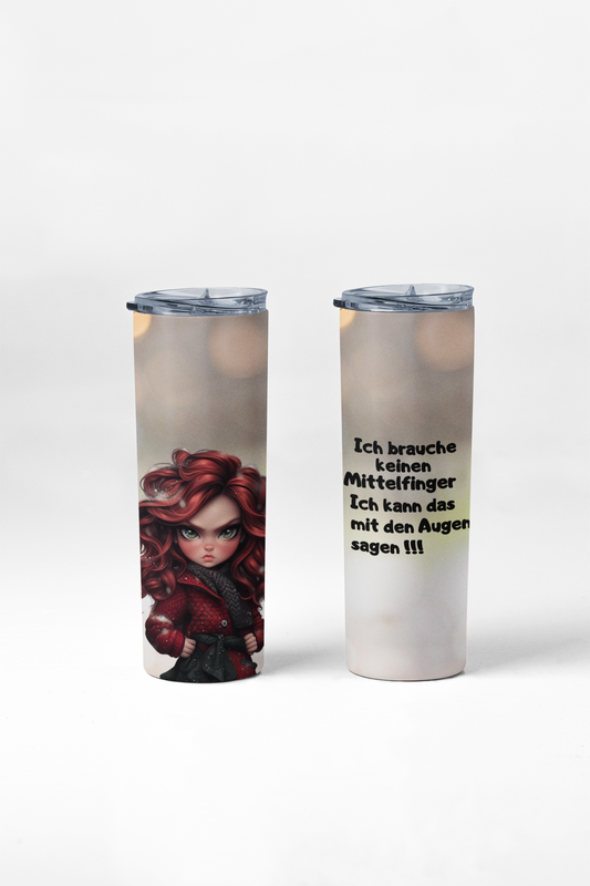 Tumbler "Mittelfinger ROT"